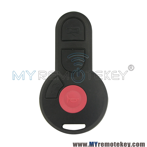 NBG 730956 T Remote case 3 button with panic for VW Golf Cabrio
