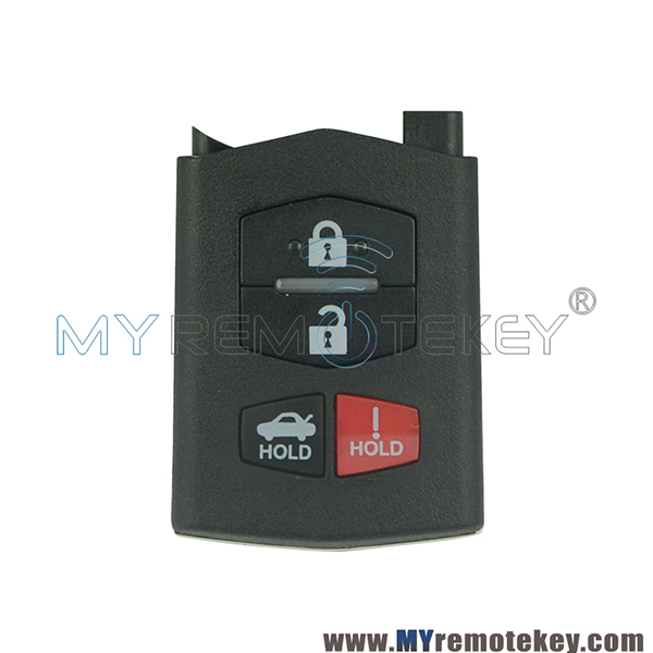 Remote car key remote part shell case 4 button for Mazda 3 5 6 MX-5 Miata RX-8 CX-7 CX-9 BGBX1T478SKE12501 2005 - 2012