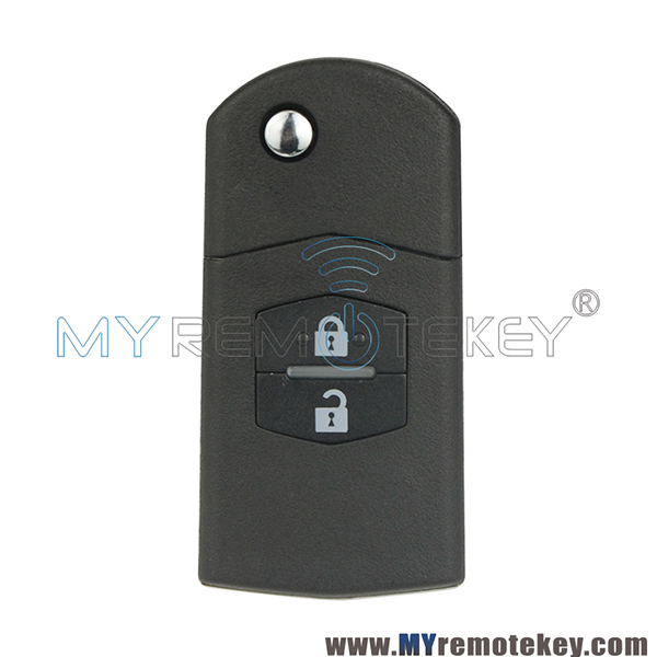 New style Flip remote key case shell for Mazda 2 3 6 RX8 MX5 2 button