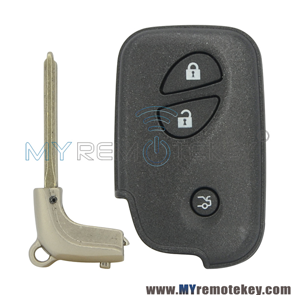 Smart key case shell cover for Lexus 3 button