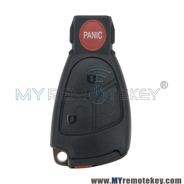 For Mercedes Benz C E R CL CLK 4 button smart key case with battery holder