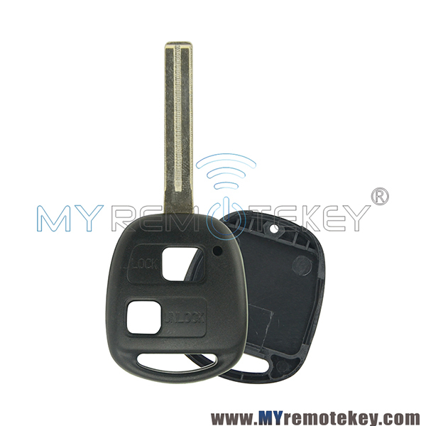 Remote key shell case for Lexus TOY48 long 2 button