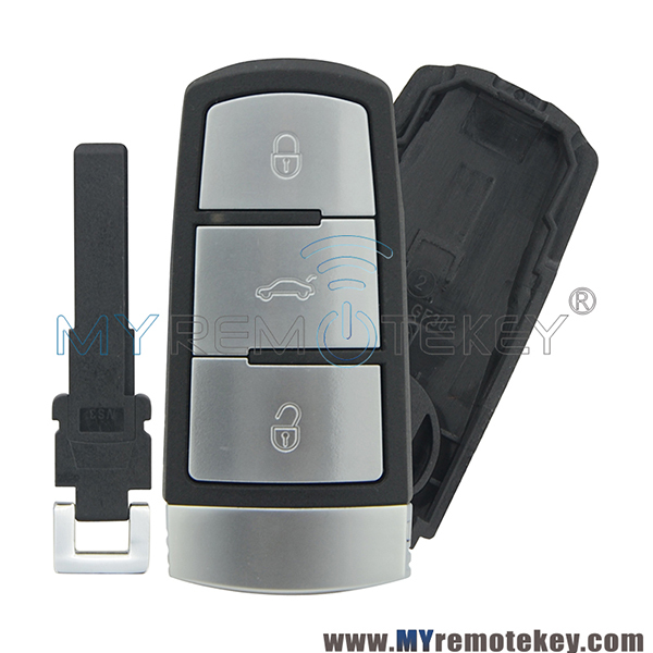 Keyless entry smart car key shell case for VW Volkswagen Magotan Passat CC 2005 - 2010 3C0 959 752BA 3 button