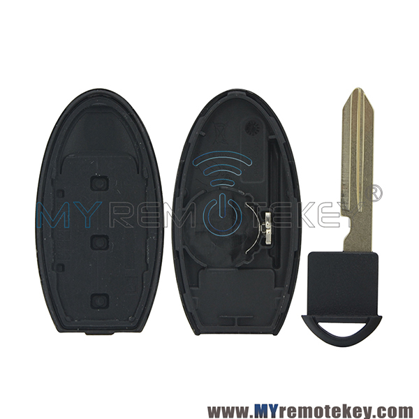 Smart key shell case 3 button for Nissan Qashqai X-Trail Pulsar
