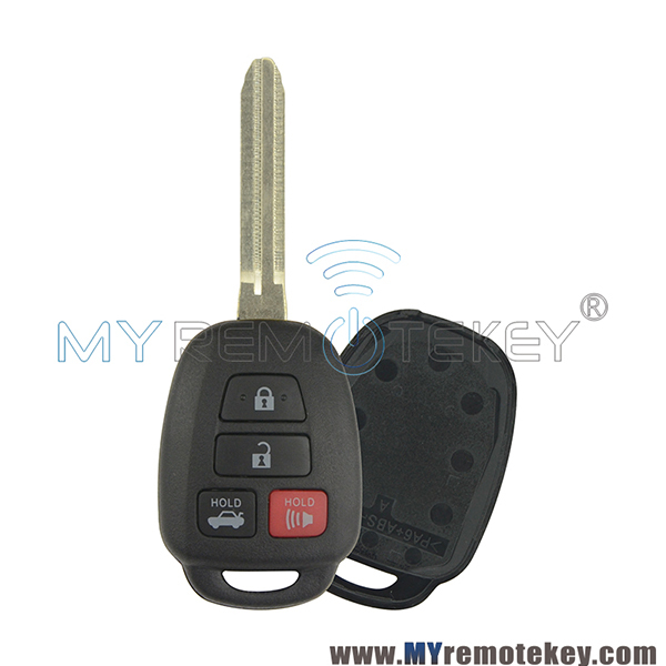 HYQ12BDM Remote key shell for Toyota Camry 2012 2013 4 button