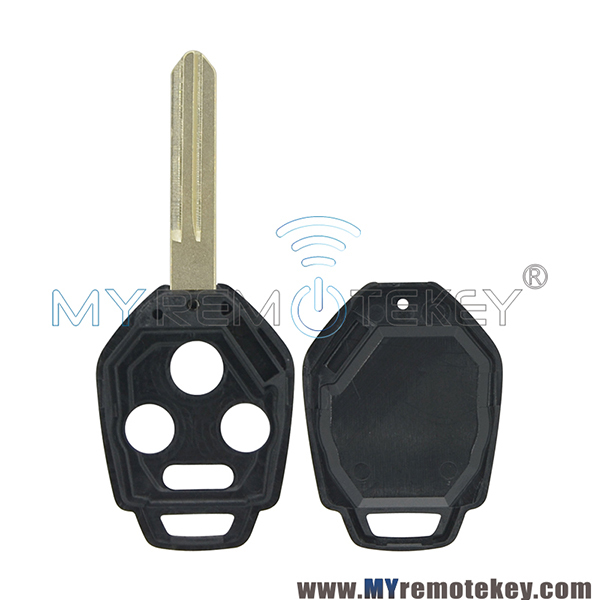 Remote key case shell NSN19 3 button with panic for 2009 2010 2011 Subaru Tribeca Outback Legacy