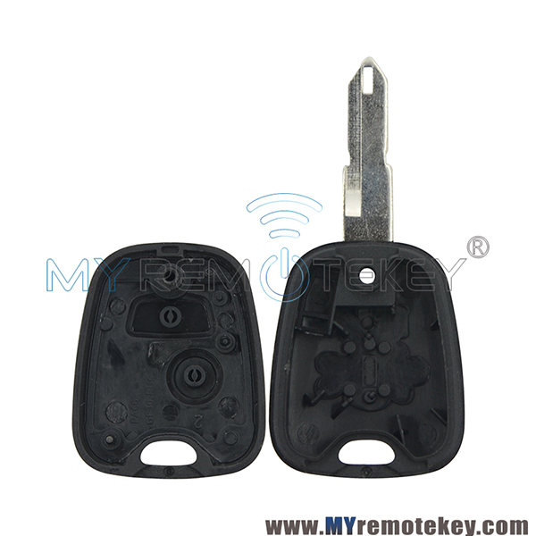 Remote key shell for Citroen Peugeot 2 button NE72