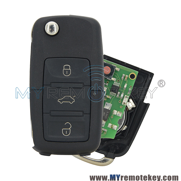 1K0 959 753N Remote key for VW HU66 3 button 434mhz 1K0959753N