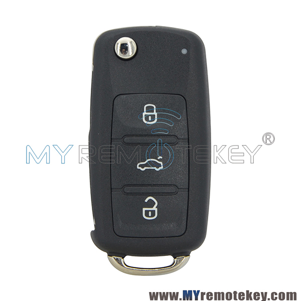 5K0837202AD Flip car remote key HU66 ID48 434Mhz 3 button for VW Volkswagen Beetle Golf Eos Polo Sharan Tiguan 2011-2013 5K0 837 202 AD 5K0 959 753 AB