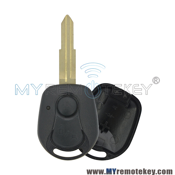 Remote key shell 2 buttons for Ssangyong Actyon Kyron Rexton