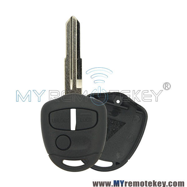 Remote car key shell case MIT11R 3 button For 2007 2008 2009 2010 2011 2012 2013 2014 Mitsubishi Lancer CJ Sedan