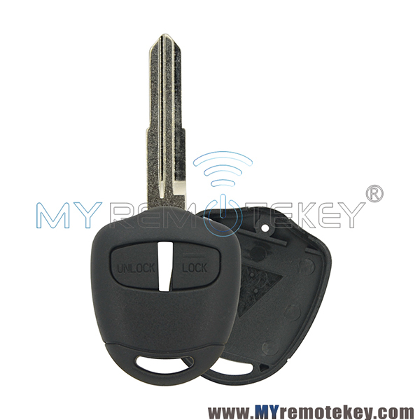 Remote key case shell MIT11R 2 button For Mitsubishi Outlander riton Lancer Evo CT9A Vll Vlll Lx