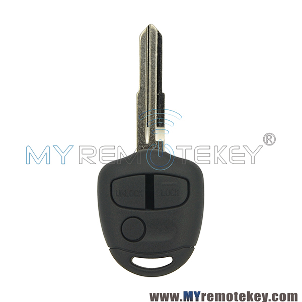 Remote car key shell case MIT11R 3 button For 2007 2008 2009 2010 2011 2012 2013 2014 Mitsubishi Lancer CJ Sedan