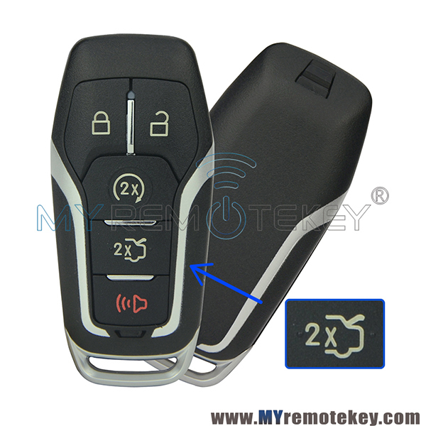 Smart remote key case 5 button 164-R7989 for Ford Edge Explorer Fusion 2015 2016 2017 M3N-A2C31243300 164-R8119 5926056