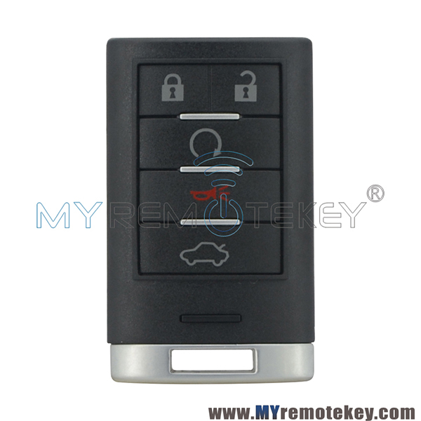 25943676 smart key 5 button 315Mhz ID46-PCF7952 chip for Cadillac CTS STS 2008 2009 2010 2011 M3N5WY7777A 25943677