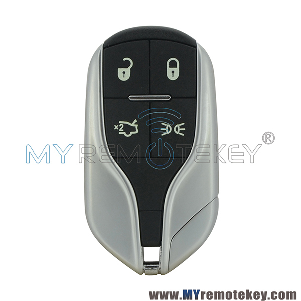 M3N-7393490 Smart car key case shell 4 button for Maserati Quattroporte Ghibli 2014 2015 2016 M3N7393490
