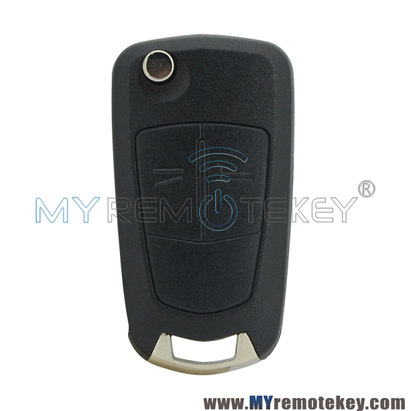 Remote flip car key 2 button VALEO 736 743-A 433mhz for Vauxhall Opel Astra H 2004 2005 2006 2007 2008 2009 PCF7941