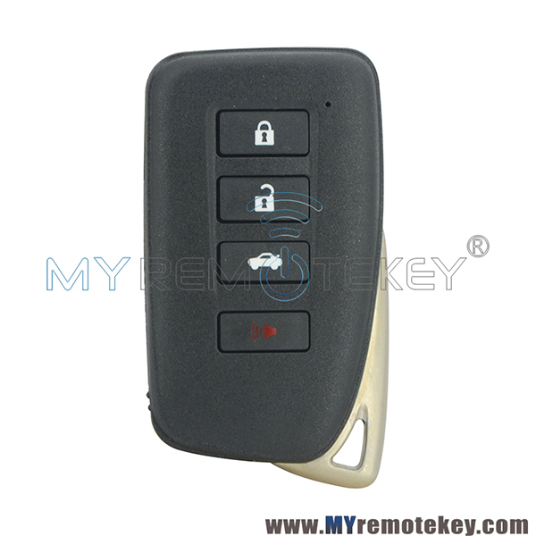 Smart key case shell 3 button with panic for Lexus ES250 IS250 GS350 GS450h