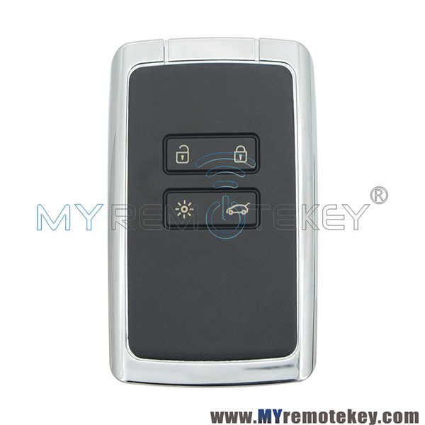 New Style Smart Remote Key Fob Card  key case shell  4 Button for Renault Kadjar