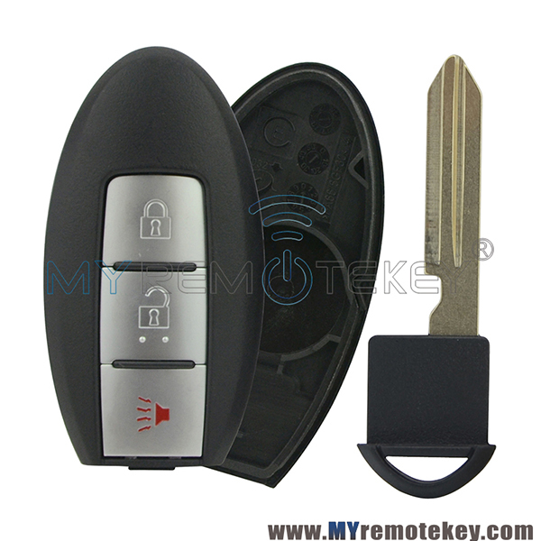 KR55WK49622 smart car key case 3 button for Infiniti G35 G37 Q60 QX70 2008 - 2012 with notch