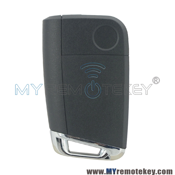 Flip remote key shell case 3 button 5G6 959 752 AB for VW Golf 7 2013 2014
