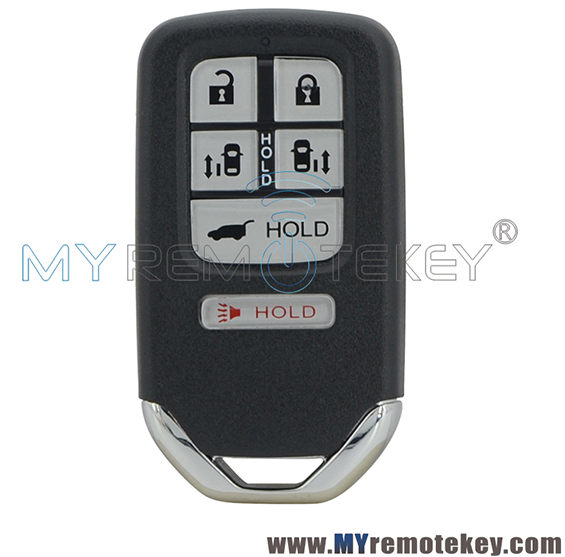 FCC ID  KR5V1X / P/N 72147-TK8-A61 smart car key 6 button 313.8Mhz FSK HITAG-3 ID47 PCF7938 for 2014-2017 Honda Odyssey