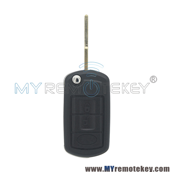 Flip remote key shell for Landrover LR3 Range Rover HU101 3 button