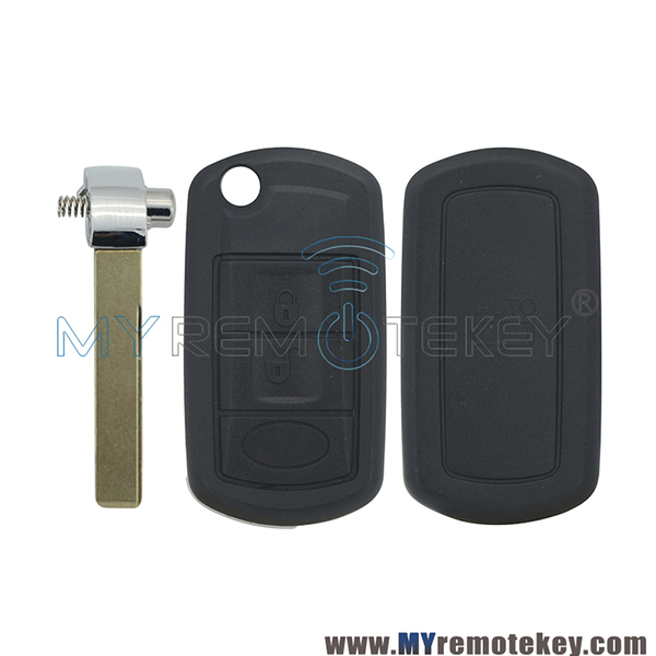 Flip remote key shell for Landrover LR3 Range Rover HU92 3 button