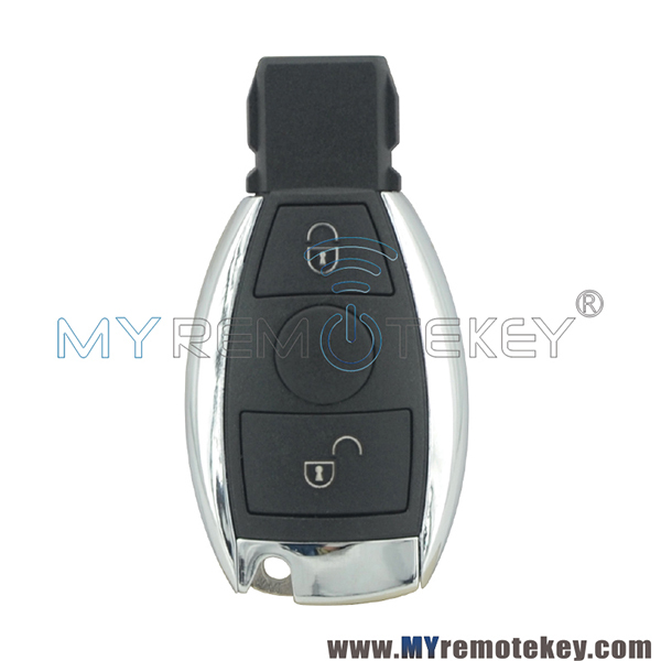BGA Smart key case 2 button with battery holder  for Mercedes