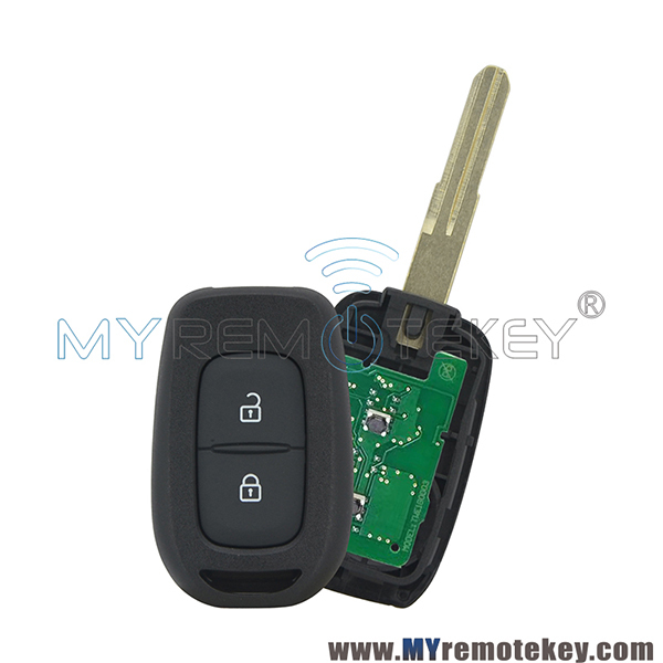 Remote Key 2 Button 433Mhz FSK Hitag AES-4A Chip For 2016 2017 Renault Duster Sandero Kwid