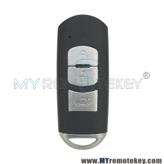 FCC SKE13E-01 / SKE13E-02 Smart key 3 button 434Mhz HITAG PRO ID49 chip PCF7953 for 2014-2019 Mazda 3 6 Axela Atenza
