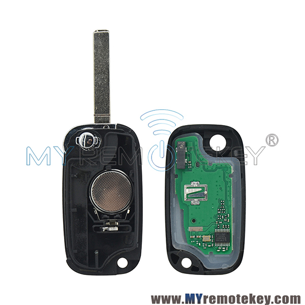 Flip Remote Key 3 button 433Mhz 4A Chip for Mercedes Benz Smart Fortwo 453 Forfour
