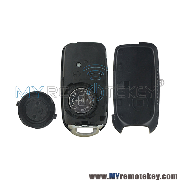 Flip remote key 4 button 433mhz 4A/MQB48 chip for Fiat 500 500X 500L
