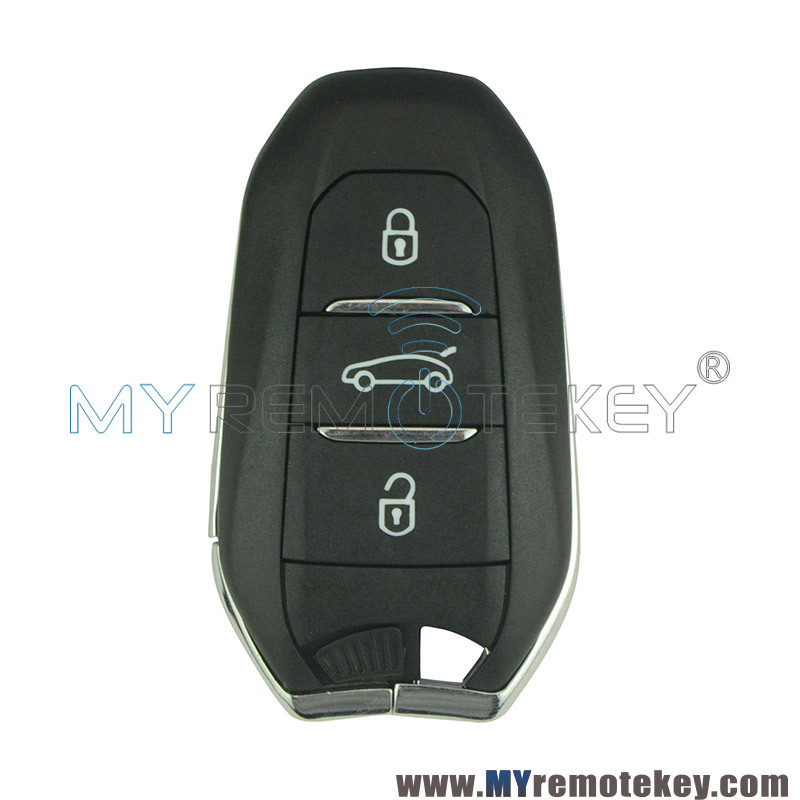 Aftermarket Smart key remote control 3 button 433.92mhz ID46 PCF7945 or HITAG AES 4A chip PCF7945M for Peugeot 3008 308 508 Citroen DS3 DS4 DS5