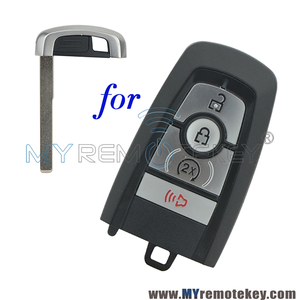 M3N-A2C93142300 smart key shell case 4 button for 2017 Ford Fusion M3NA2C93142300
