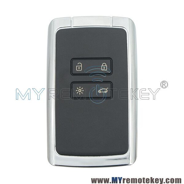New Style 4 Button Smart Remote Key Fob Card keyless go type 4 button 433mhz Hitag AES 4A chip for Renault Megane 4 Talisman Espace 5 Kadjar