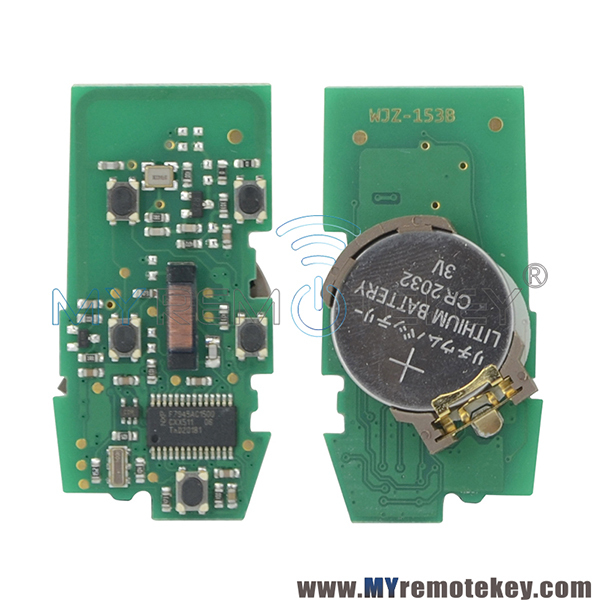 Smart key 315mhz or 434mhz 4 button with panic for Landrover freelander LR2 2008 2009 2010 2011 46chip