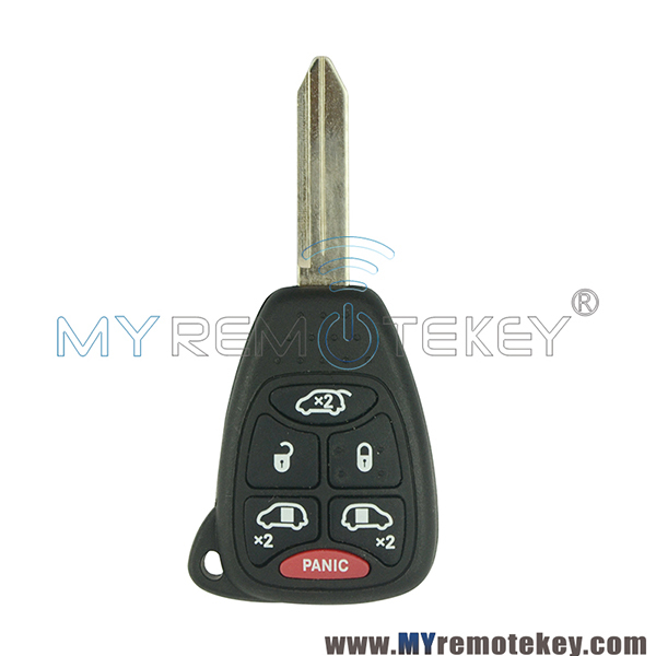 OHT692427AA Remote head key 6 button 315Mhz for Jeep Commander 2007 PN 68003389AA