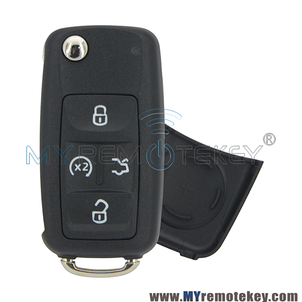 NBG010206T flip remote start key shell for VW Golf Jetta 2011