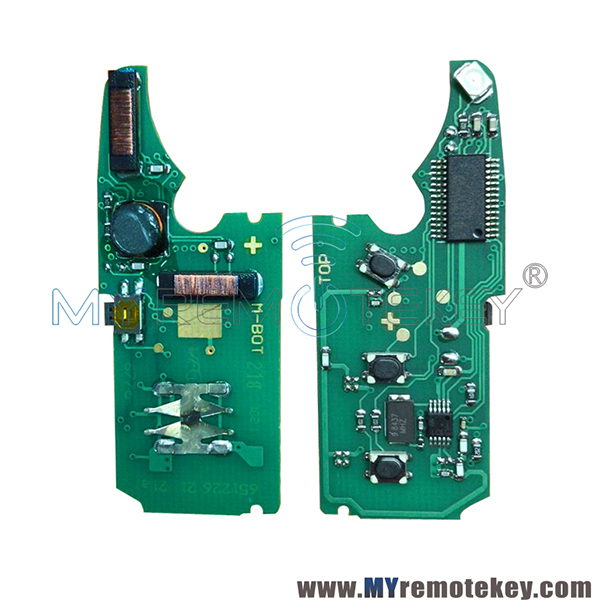 3d0959753AA 300959753AA Keyless key circuit board 315Mhz and 434Mhz PCF7942 chip for Porsche VW Touareg