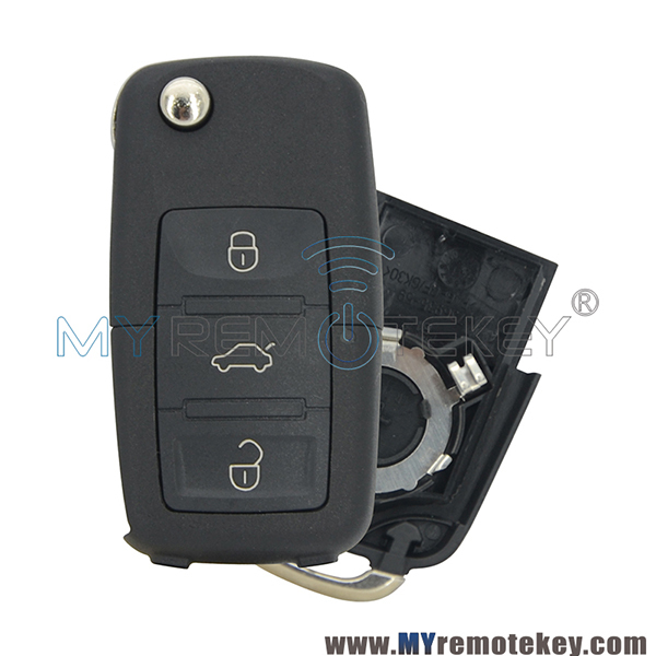Remote key shell 3 button for VW Skoda Polo Bora Golf Passat