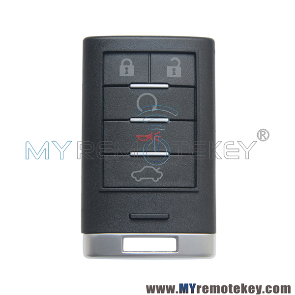 Smart key shell 5 button for Cadillac M3N5WY7777A