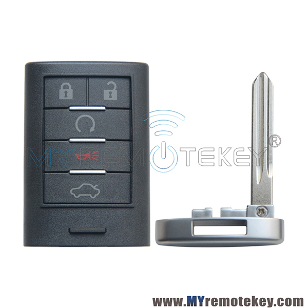 Smart key shell 5 button for Cadillac M3N5WY7777A