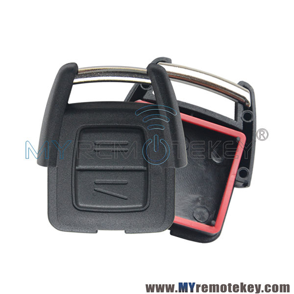 Remote key shell case for Opel Astra HU46 2 button