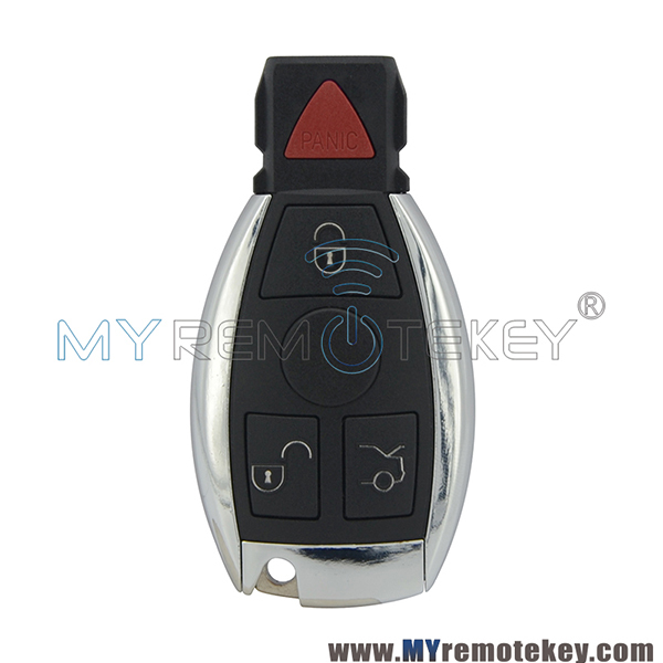 Smart key shell 3 button with panic for Mercedes benz BGA