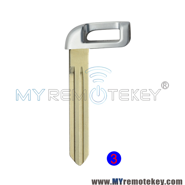 Smart key blade for Hyundai