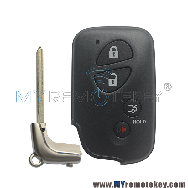 Smart key case shell for Lexus ES350 GS300 GS350 GS430 IS250 LS460 HS250 4 button