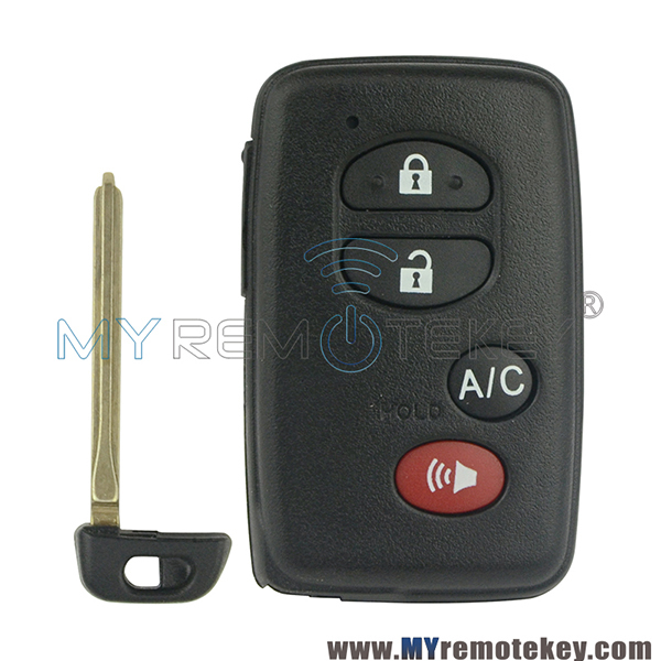 HYQ14ACX Smart key 315mhz for Toyota Prius 2010-2015 4 button 89904-47150(GNE Board 5290)