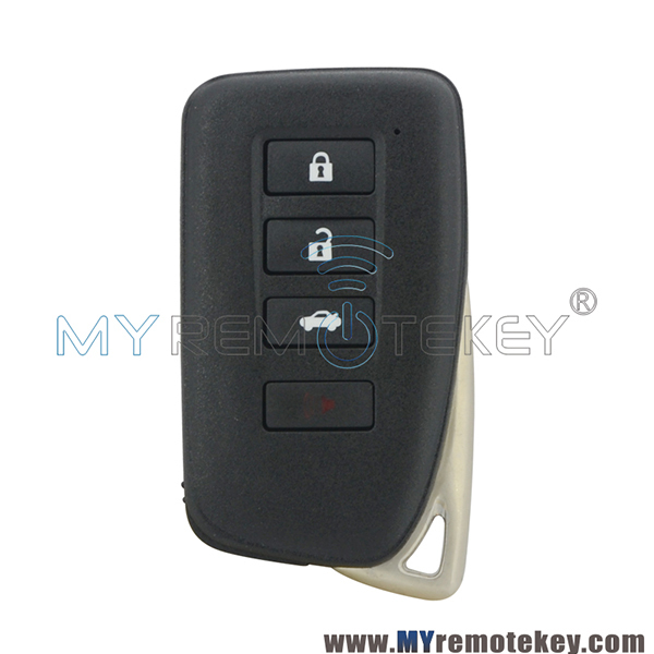 Smart key case shell 4 button for Lexus