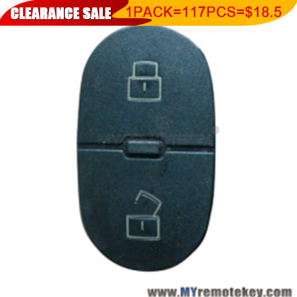 1 pack Remote button rubber pad for Audi A6L remote key 2 button